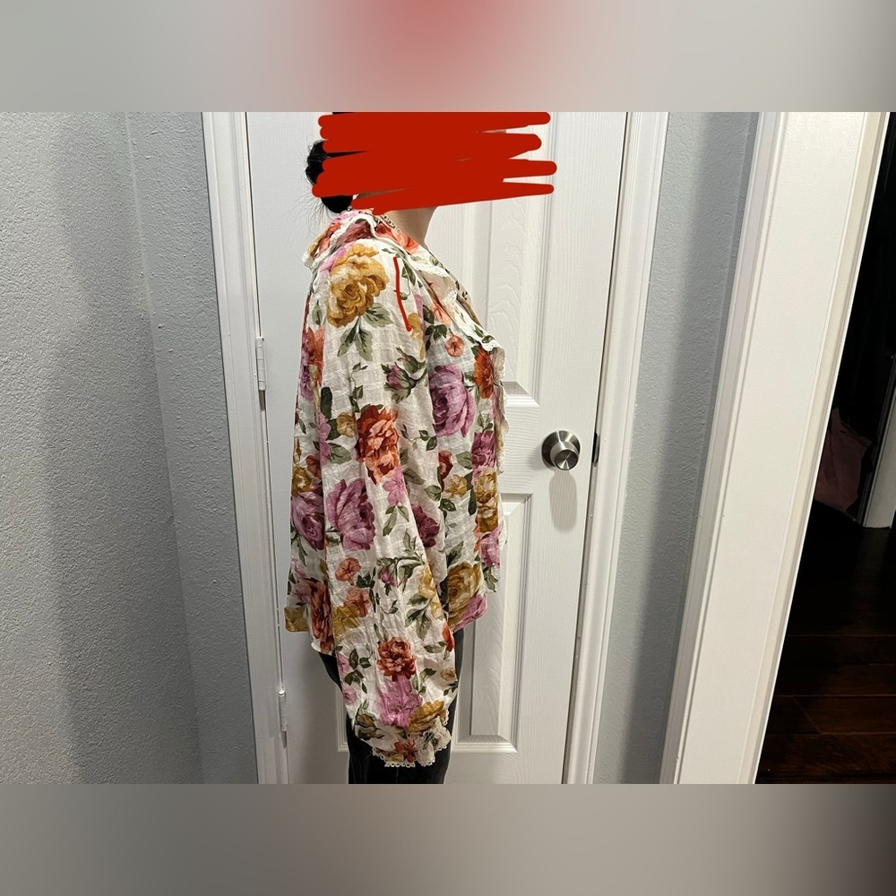 Show Me Your MuMu Fall Multicolor Floral Blouse - Picture 11 of 14